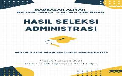 PENGUMUMAN KELULUSAN ADMINISTRASI Tahun Pelajaran 2026/2027