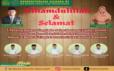 5 SISWA MELAJU KE TINGKAT NASIONAL OLIMPIADE FISIKA